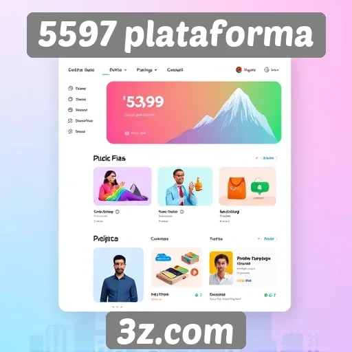 Interface do site 5597 plataforma é otimizada para usuários